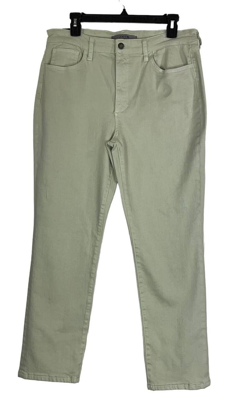 Joe's jeans light green high rise straight ankle